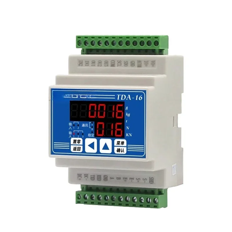 Rail Type Digital Analog Weight Transmitter AD Sampling 3200Hz Transistor 2 in 3 out