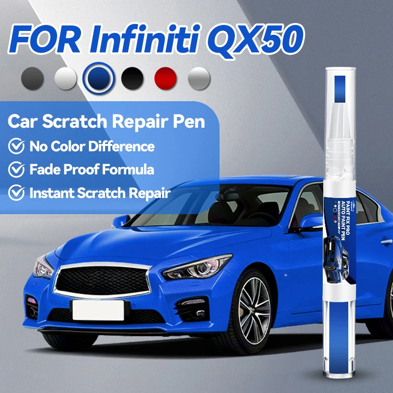 

Горячие новинки 2026: Аксессуары для ремонта лакокрасочного покрытия автомобилей INFINITI QX50 2013-2025 годов — маркеры для подкраски (белый QM1, серый QBE, синий KBZ, красный NBA, серый BW5)