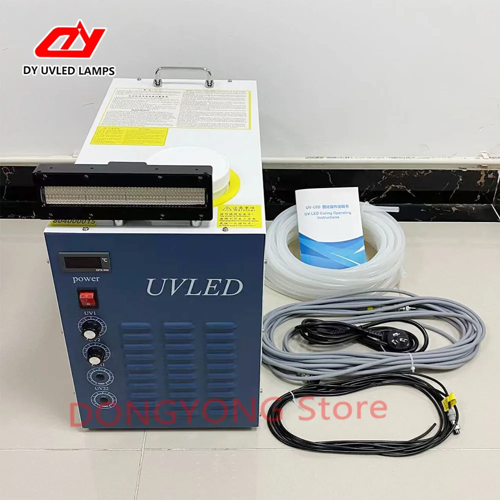 

200*25mm UV LED Curing Lamp 1300W Large Industrial UV Flatbed Printer Varnish Curing Light Ricoh G5 G6 Print Head 1024i