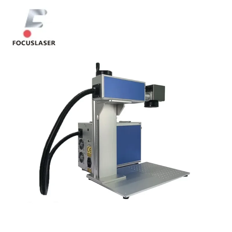 Focuslaser 20w 30w 50w 60W 100w Dog Tag Engraved Auto Focus Fiber Laser Engraving Marking Machine Work with Lightburn