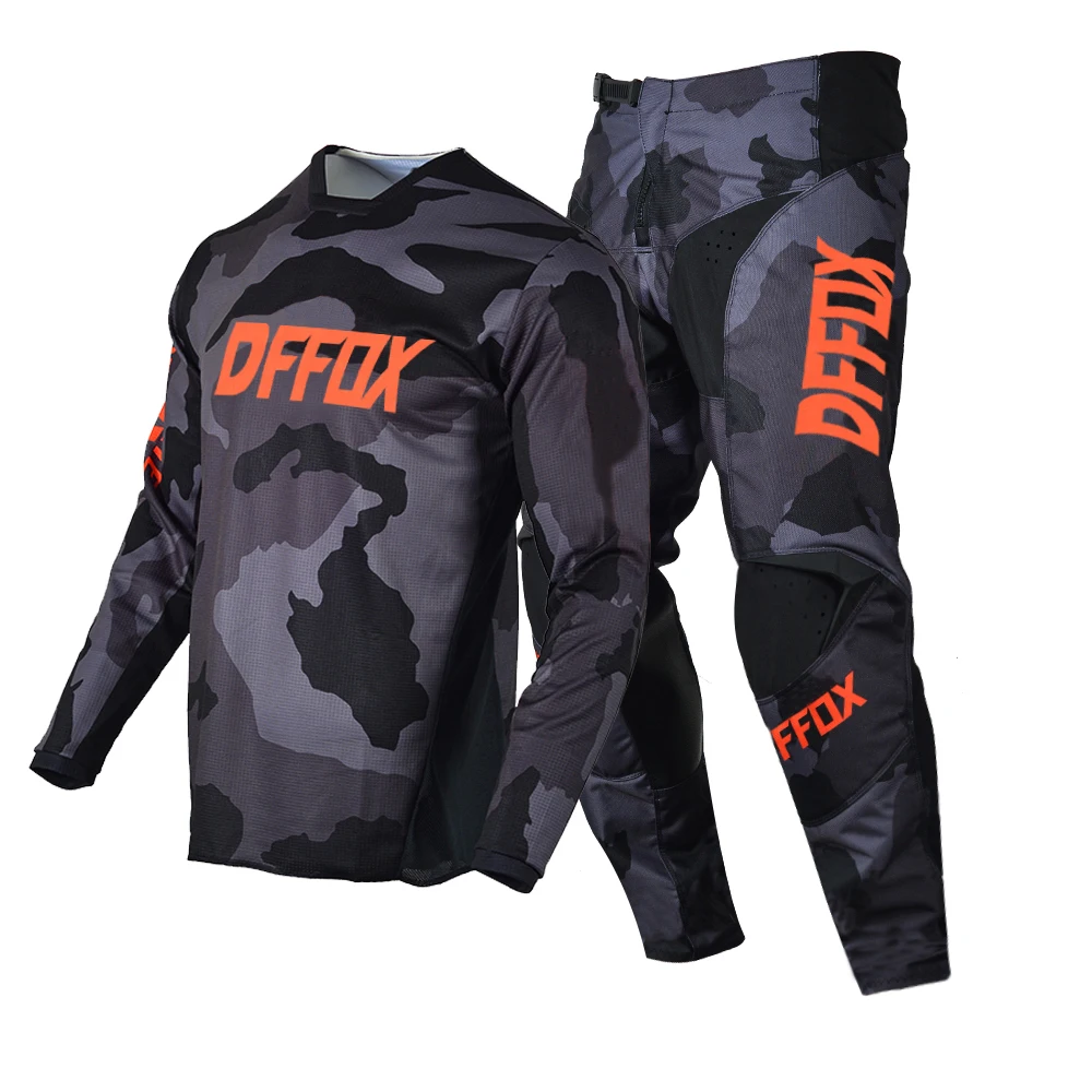 DFFOX 180 360 Jersey and Pants Combo MX Gear Set Offroad BMX Dirt Bike Motocross Suit