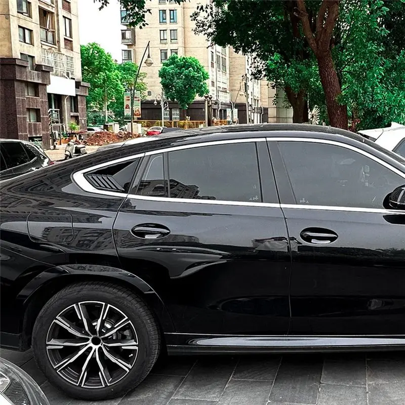 النافذة الخلفية كوة غطاء الكسوة الجانب تنفيس مصراع لسيارات BMW X6 G06 2019-2025 المثلث الخلفي نافذة الظل الملحقات #2