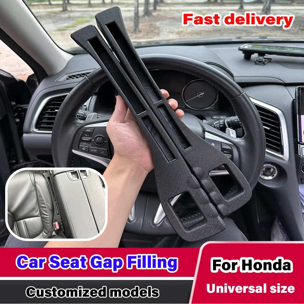 

Car Seat Gap Filler For Honda City Fit Jazz Civic Vezel Accord Emblem CRV HRV FC5 FB6 Type-R Insight 10th11th Gen Accessories