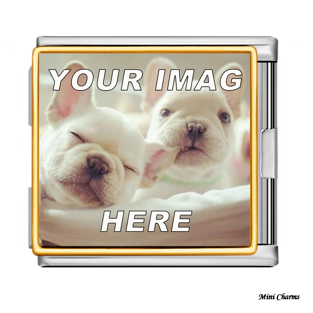 ميجا سوبر ستاندرد مخصص تخيل الصورة الإيطالية سحر ربط صالح 9/18 مللي متر سوار الفولاذ المقاوم للصدأ DIY صنع خرز للمجوهرات #3