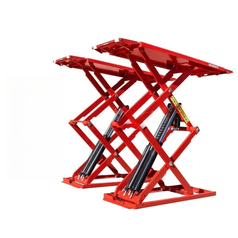 Excavation-free foundation car lift lift repair shop 4S shop special ultra-thin small shears