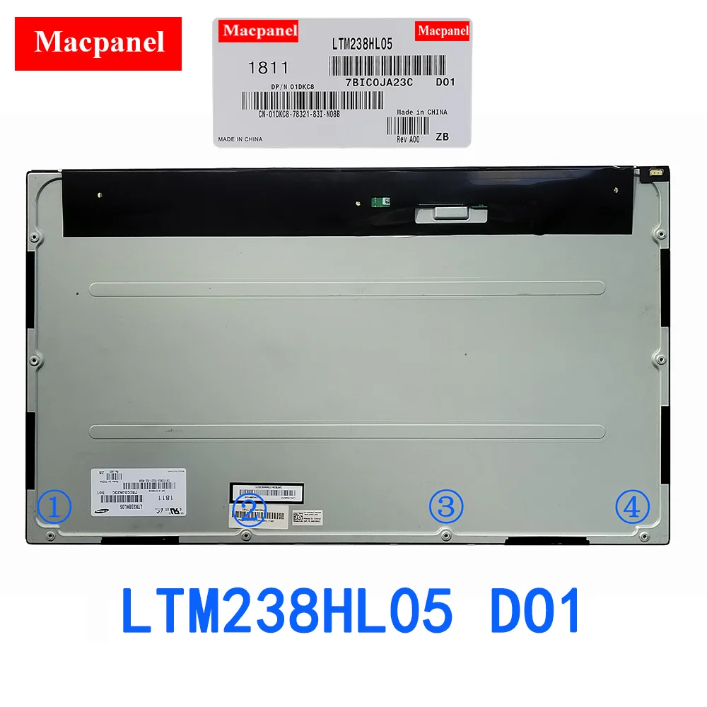 original lcd sumsung vidro tela modelo ltm238hl05 ltm238hl05 c01 ltm238hl05 d01 para o dell inspiron 3477 01