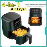 CHEFREE AF300 Air Fryer 2 Litre 4-in-1 Multicooker Digital Touchscreen Nonstick Dishwasher Safe Less Oil Low Noise 900W Power