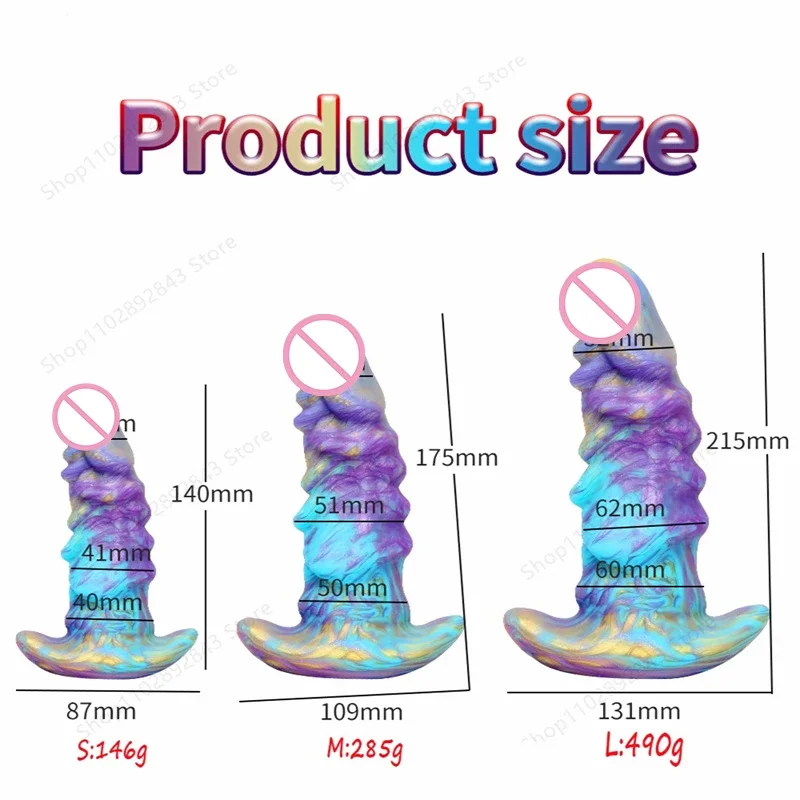 قضيب اصطناعي قضيب صناعي للنساء البالغات ، دمية مؤخرة ، جهاز استمناء كبير ، ألعاب جنسية ، هزاز للمرأة المهبلية #3