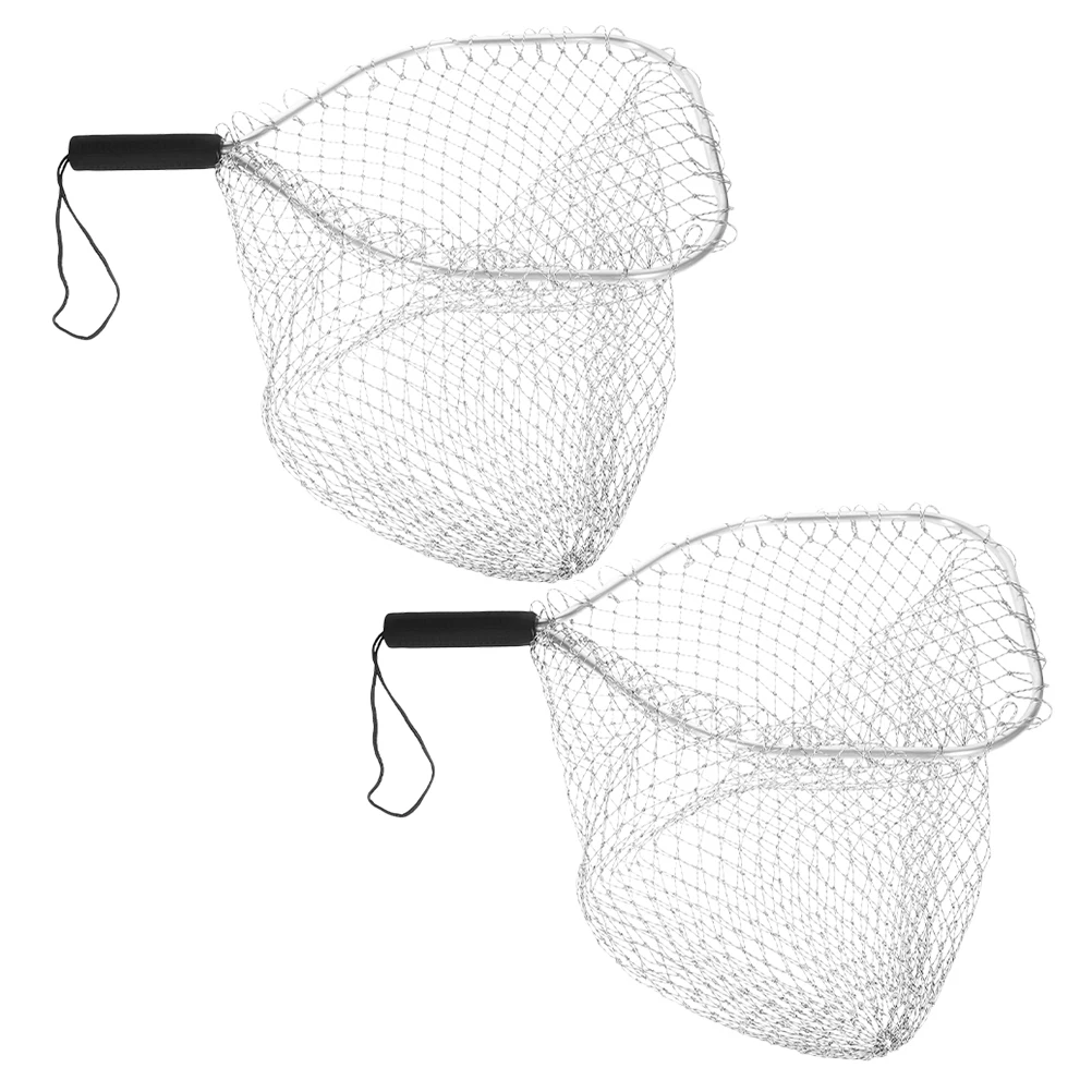 

2pcs Copy Net Fishing Accessories Highstrength Design Damage Resistant Foldable Crabbing Polyester Bait for fly