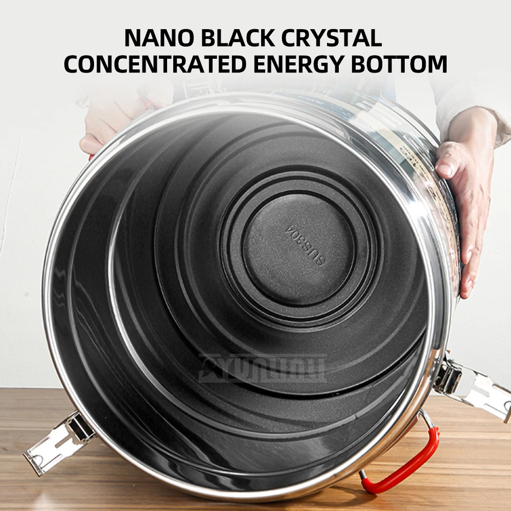 طباخ الأرز المقصف، خزانة دلو تبخير الأرز منخفضة السكر، سعة كبيرة 40 لترًا، طباخ ريس #4