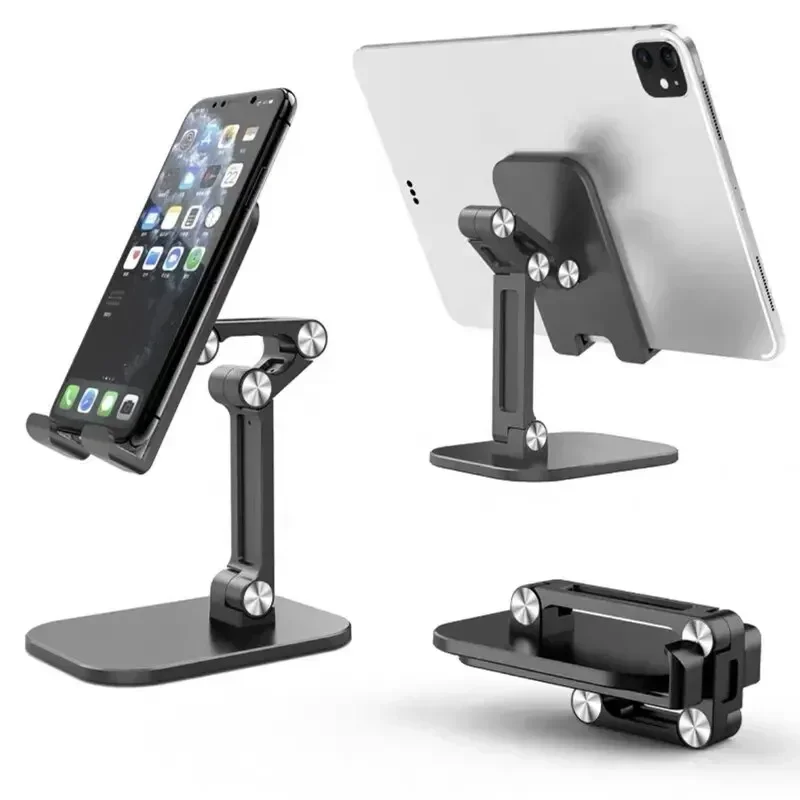 Soporte de escritorio para teléfono móvil, soporte plegable ajustable para IPhone, IPad, Xiaomi, tableta de escritorio, soporte Universal para teléfono móvil de mesa