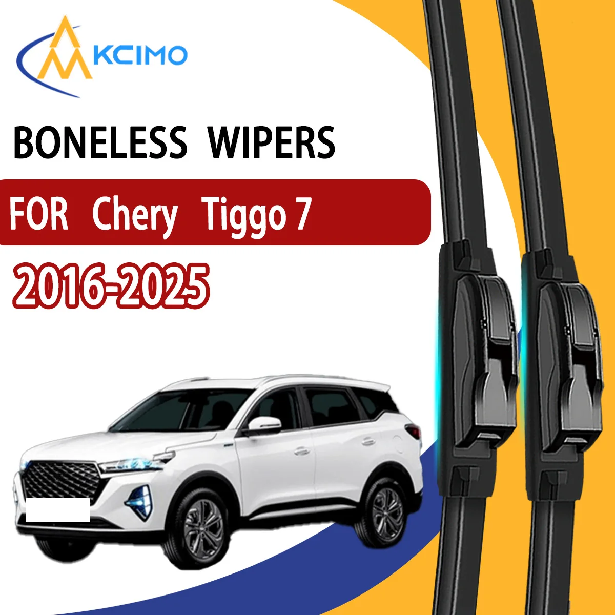

2Pcs Front Windshield Wiper Blades For Chery Tiggo 7 2016-2025Windscreen Window Car Accessories