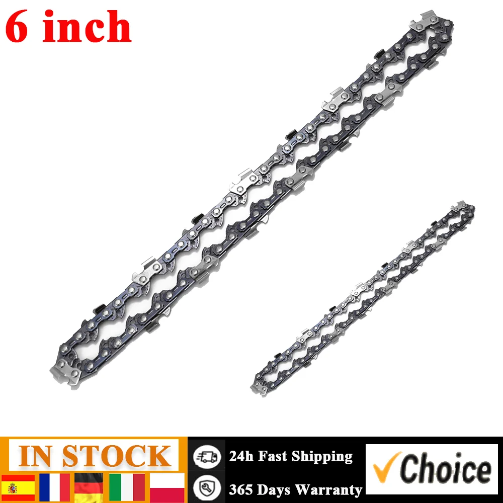 6 Inch Mini Steel Chainsaw Chains Electric Chainsaws Accessory Practical Chains Replacement