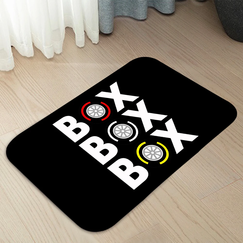 Box Box Box F1 Doormats Home Carpet Entrance Door Mats Modern Decor Carpet Bathroom  Floor Mats 183