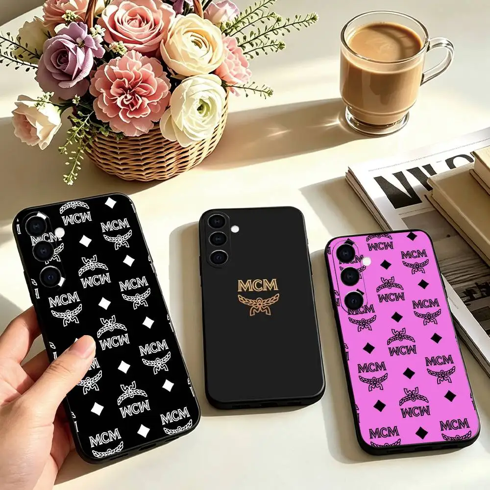 Classic Brand Mode Creation Munich Phone Case For Samsung Galaxy A73,A72,A71,A70,A53,A52,A51,Others Soft Black Cover Gift