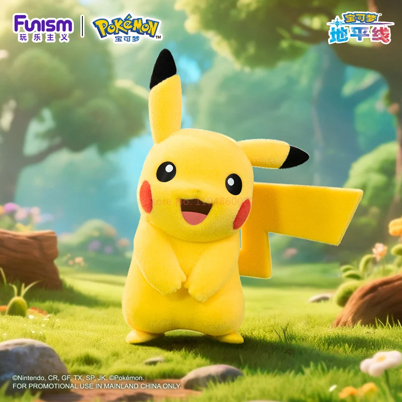 Flocage Pokemon dessins animés chauds film Anime Figure Eevee Pachirisu Psycanard Collection animaux de compagnie modèle d'action jouets cadeaux ornement