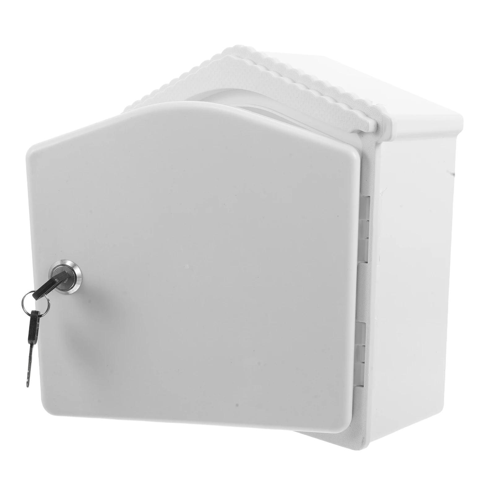 

Wall Mounted Milk Box Durable Plastic Fresh Delivery Container Insulated Mailbox Outdoor Garden Use Retro Style