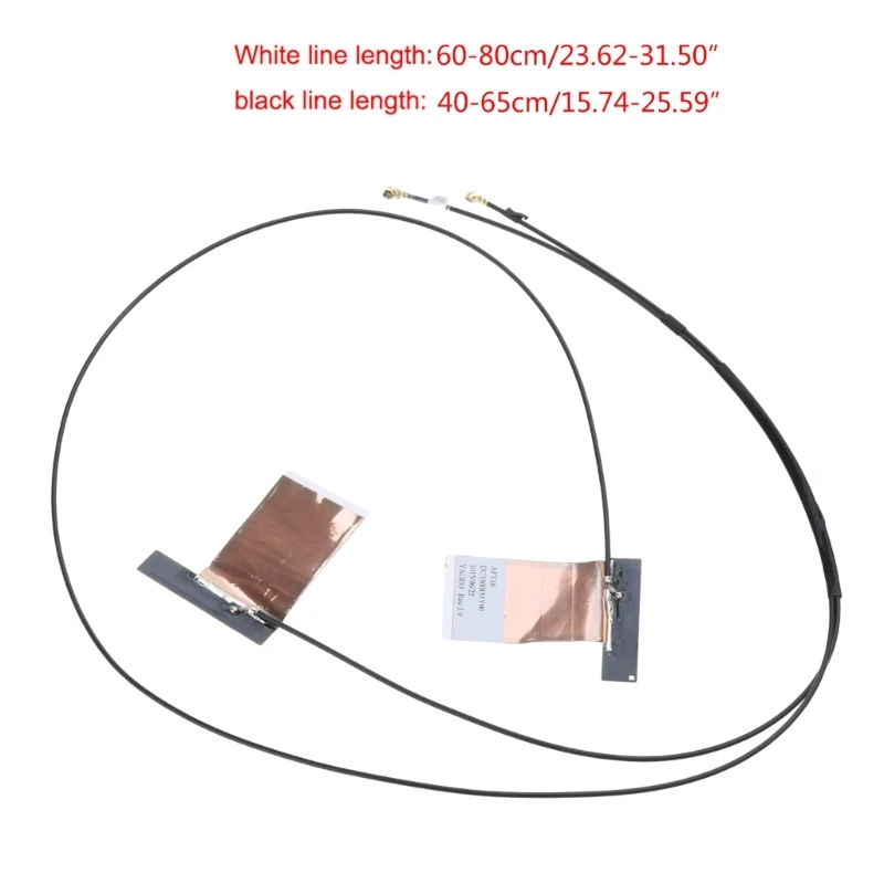 1 Pair Universal Laptop Mini PCI-E Wireless Wifi Internal Antenna for Wireless Bluetooth-compatible Card