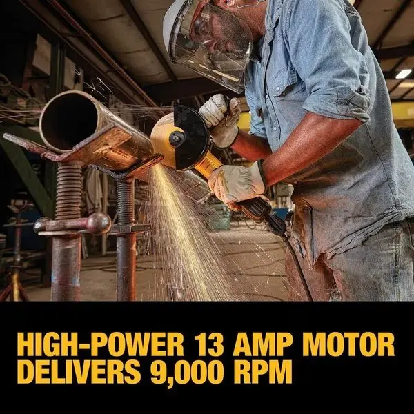 5 in. / 6 in. Brushless Paddle Switch Small Angle Grinder with Kickback Brake, No Lock