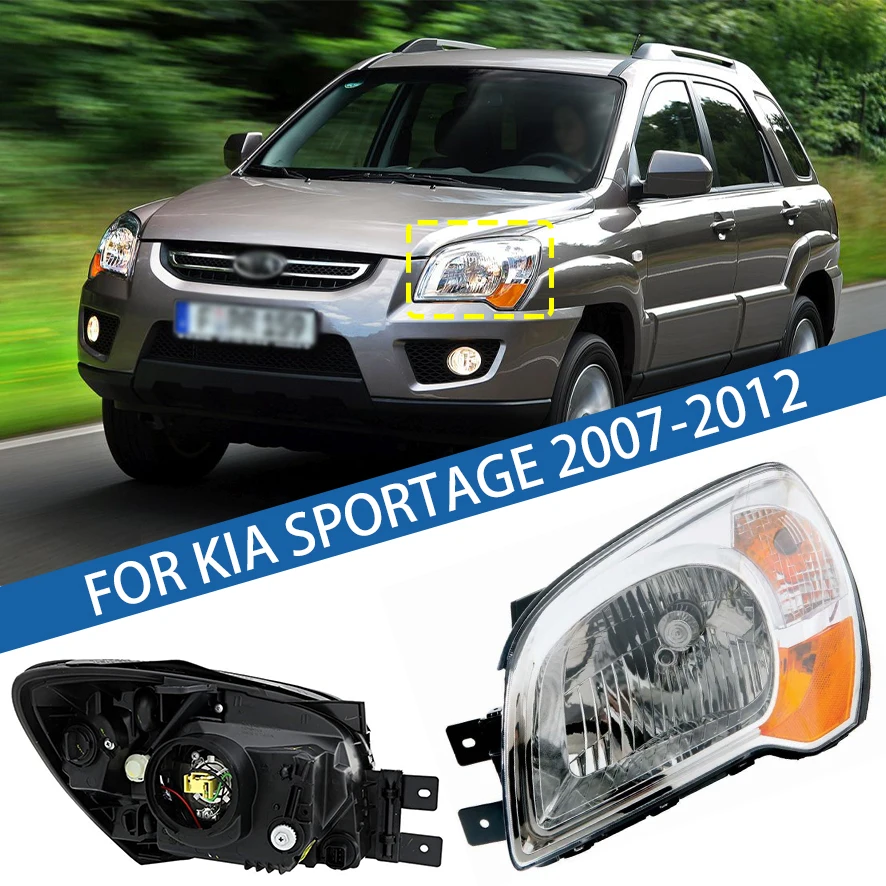 

For Kia Sportage 2007 2008 2009 2010 2011 2012 Front Bumper Head Light Headlamp Driving Headlight Turn Signal Light