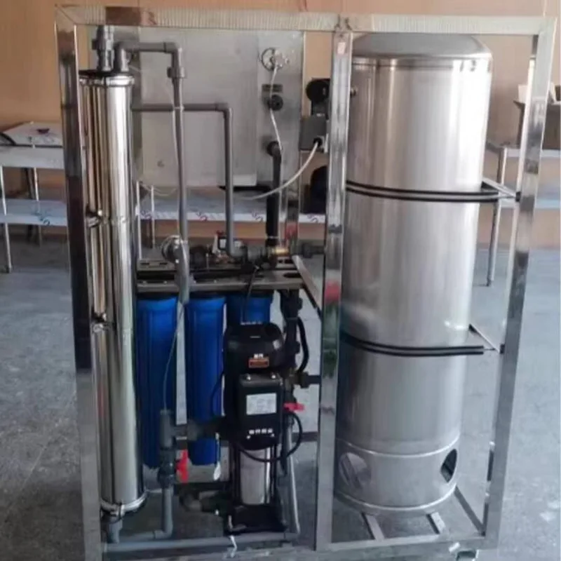100L 500L 1000L Small Commercial Soft Water Purification Single Stage Reverse Osmosis Water Treatment Machinery For Restaurant