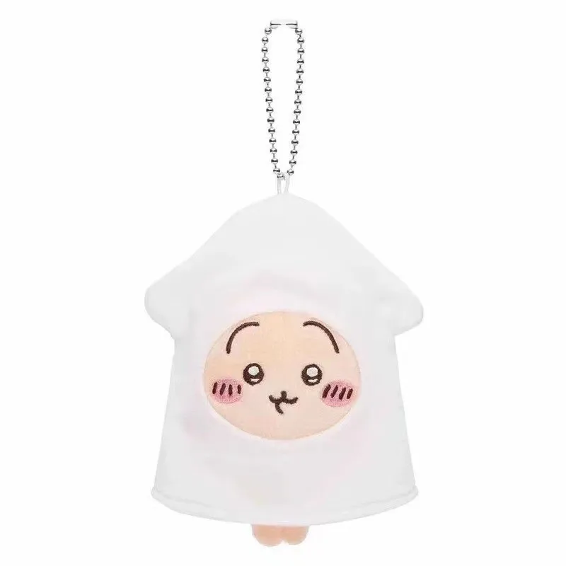 Japanese Anime Kawaii Seafood BBQ Plush Keychain Cute Octopus & Squid Usagi Hachiware Jiikawa Bag Charm Pendant - view 3