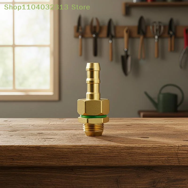 petiteBrass Quick Connect Hose Fittings High Pressure Resistant Leak Proof for Garden Watering Deck Cleaning Useaccessories