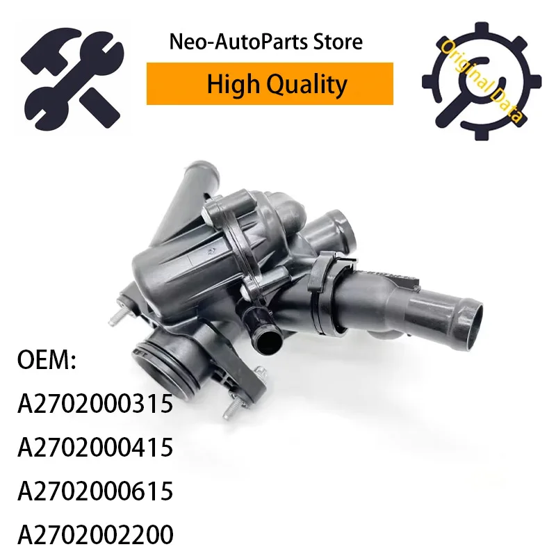 A2702002200 High Quality Turbo Engine Thermostat For Mercedes Benz CLA A B GLA OEM A2702000315 A2702000415 A2702000615