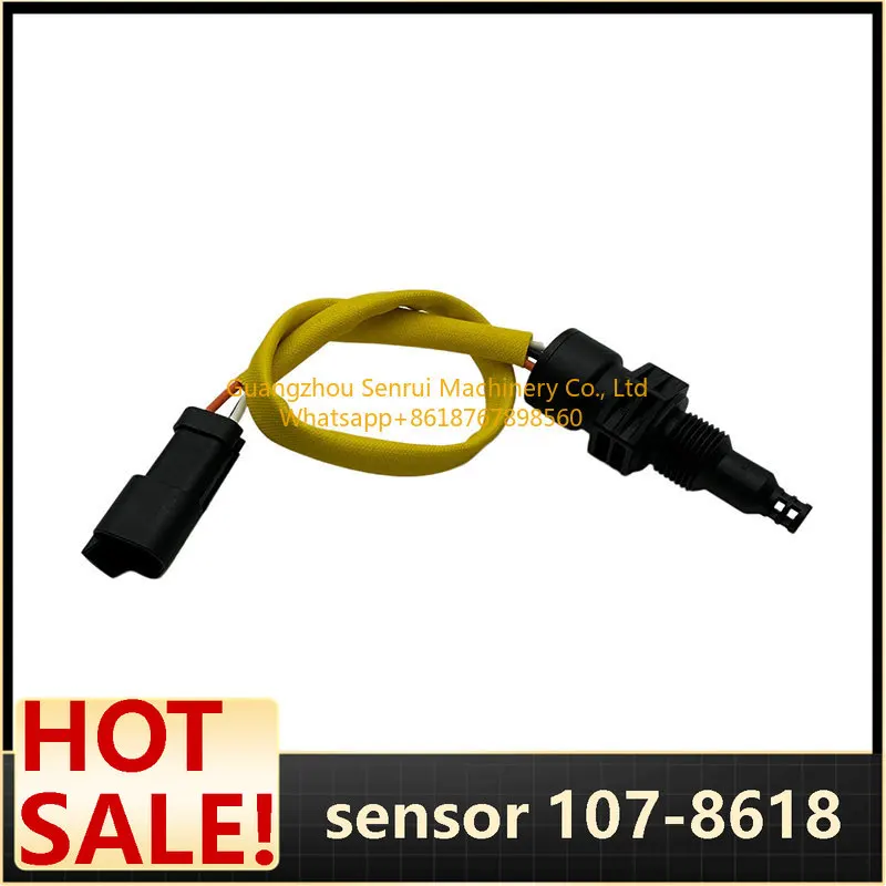 Engineering Machinery Parts E320D 325D Temperature Sensor Water Temperature Sensor 107-8618 for Caterpillar