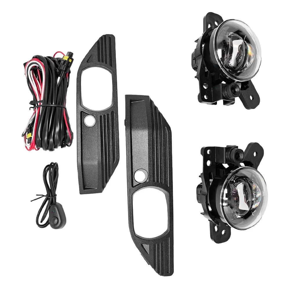 

Светодиодные противотуманные фары с рамкой подходят для GMC Canyon 2023-2024 GM2592334, GM2593334, 42737706 Светодиодные противотуманные фары переднего бампера