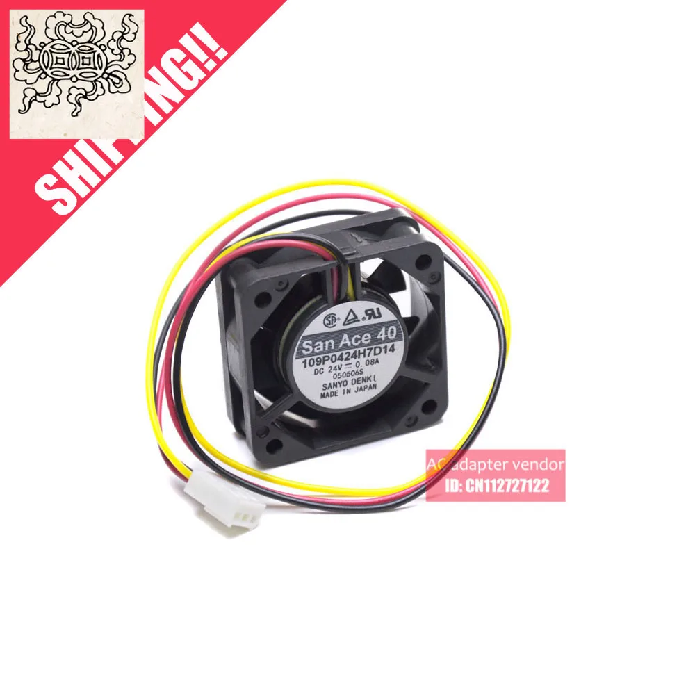 

Jinlingge для Sanyo Spot 109P0424H7D14 24 В 0,08 А 40*15 инструментов/IPC/инверторный вентилятор