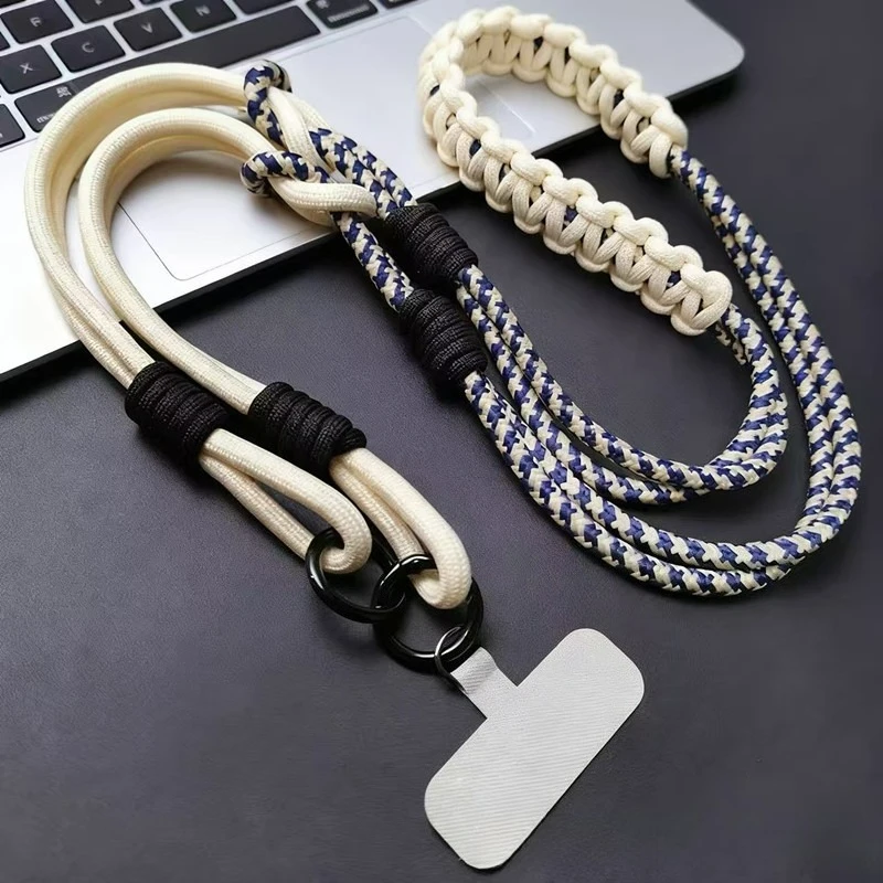 

Adjustable Hand-woven Mobile Phone Chain Lanyard, SLR Camera Messenger Rope, Anti-drop Neck