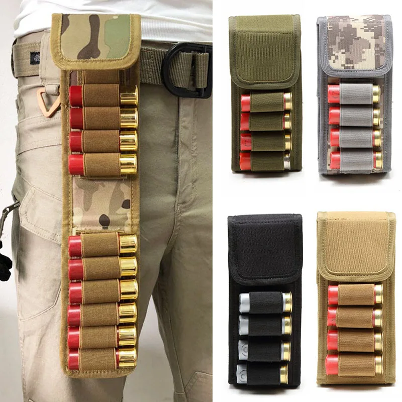 

Охотничья 16-лучевая сумка для хранения дробовика, сумка для журналов Molle, уличные картриджи для дробовика, держатель для пуль, сумка для аксессуаров