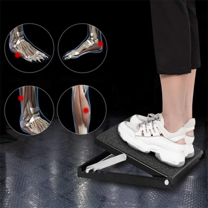 Foot Stretcher Calf Stretch Board Anti Slip Slant Foot Massage Adjustable Incline Boards Ankle Calf Stretcher Auxiliary Pedal