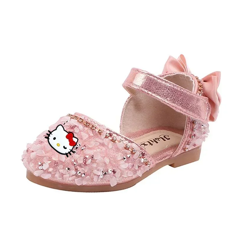 Sanrio children slippers hello kitty girls sandals summer new girls baby princess shoes