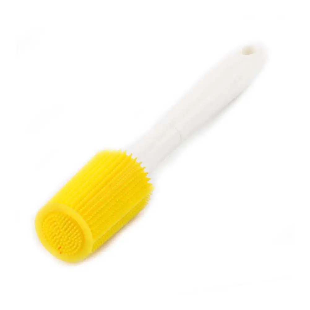 Heavy Duty Silicone Bottle Brush for Baby Bottles, Glassware & Cups – Comfort Grip, Effortless Cleaning