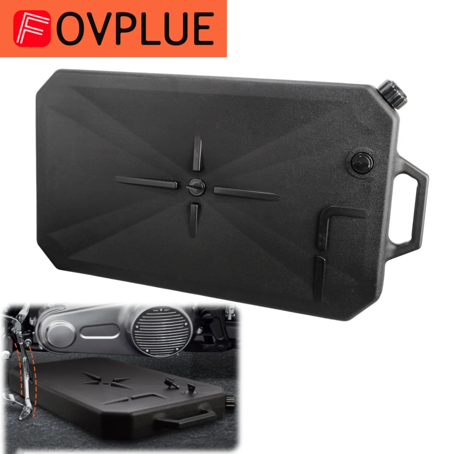Motocycle Low Profile 10-Quart Large Oil Drain Pan Spout For Harley Honda Yamaha Kawasaki Indian Softail Sportster Iron 883 1200