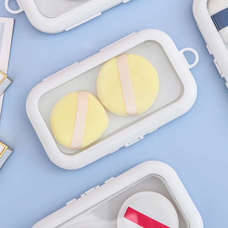 Empty Air Cushion Puff Storage Portable Cosmetic Makeup Case Double Eyelid Tape Container Plastic PP Multi-purpose Box