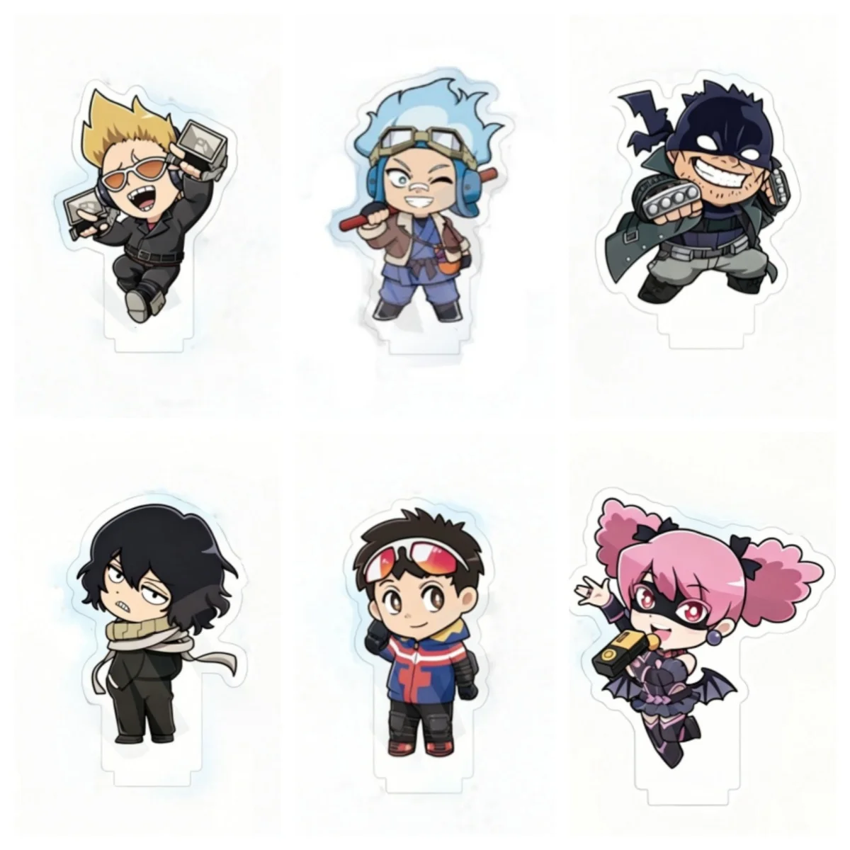 My Hero Academia: Decoración de Escritorio, Figura de Vigilantes, Colección Mic, Adorno, Accesorios, Muñeco Acrílico de Loud Cloud, Llavero