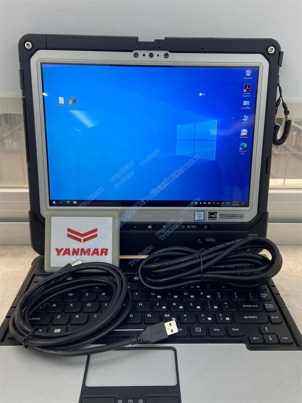 Yanmar Excavator Diagnostic Tool, Toughbook CF53 Laptop with Full Excavator Diagnostic Adapter Test Equipment