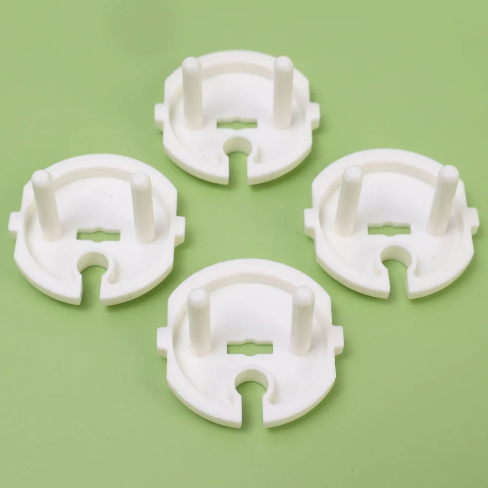 1-10pcs Outlet Covers for EU Plug Baby Safety Socket Anti-electric Shock Plug-in Cover Electrical Protector Outlet Guard Locks