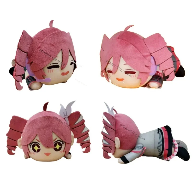 

Милая плюшевая кукла Kasane Teto Nuipurike Osuwari, спальная кукла в полотне, розовые волосы для девочек, мягкая пулоу для ребенка, подарок на день рождения