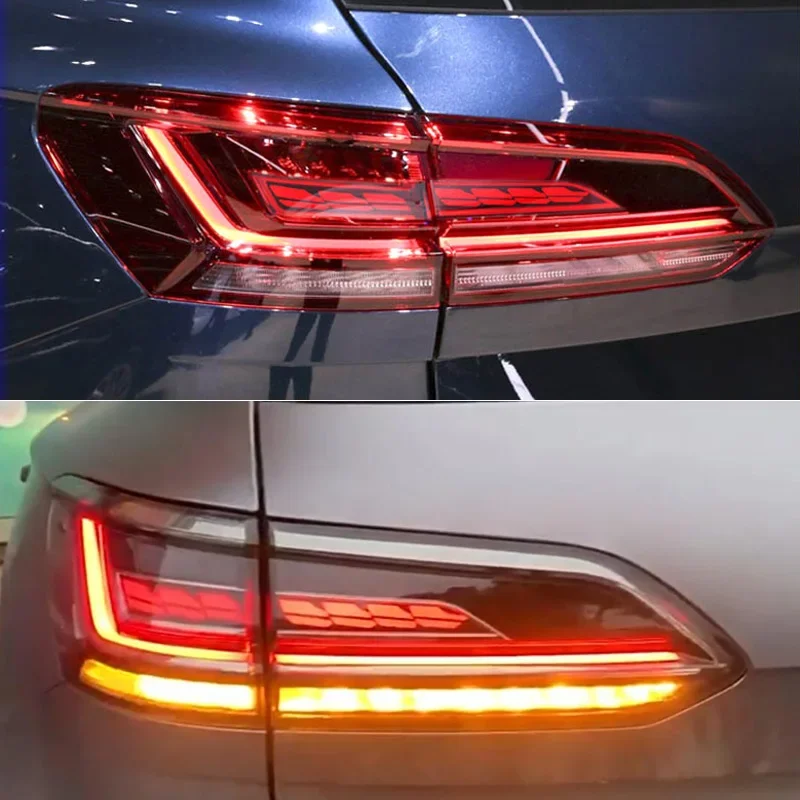 Auto Led-achterlicht Voor Volkswagen Touareg 2019 2020-2023 Vw Auto Indicator Achterrem Reverse Lamp Dynamische Richtingaanwijzer lamp