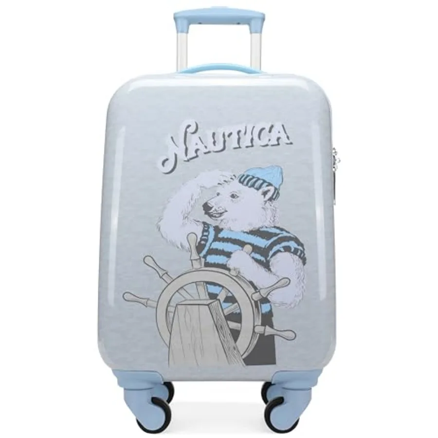 

Luggage - 18" Airline Approved Rolling Hardside Upright Carry-on Suitcase with Wheels
