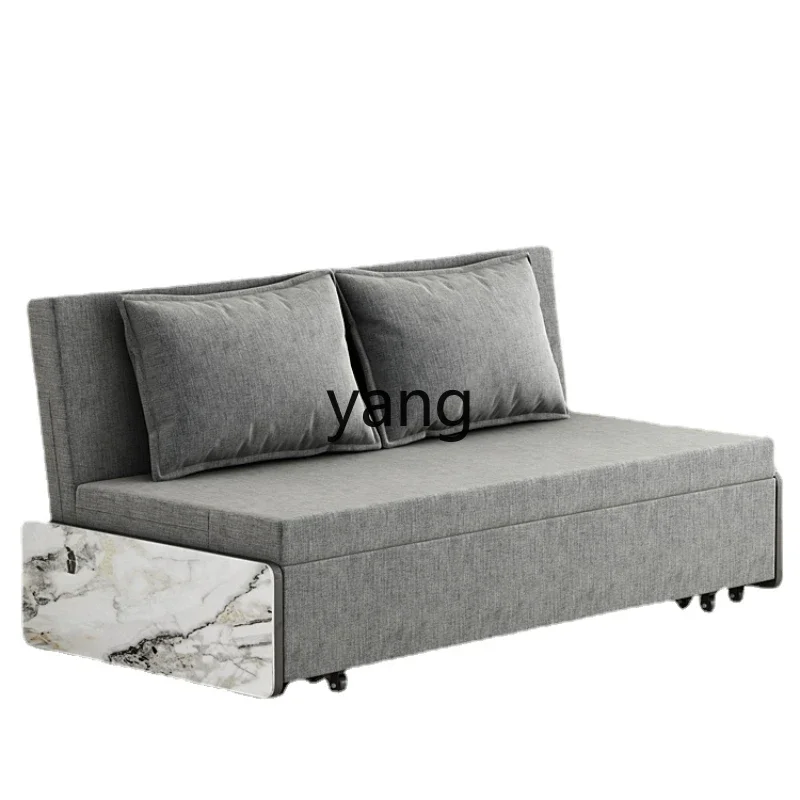 CX Dual-Use Small Apartment Living Room Multi-Functional Simple Double Fabric Sofa Storage Folding Bed