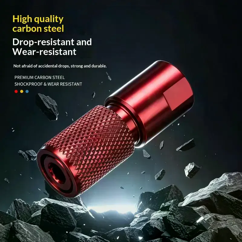 1 Set Fast Adapter For Electric Drill & Screwdriver 1/4 Inch Hex Extension Rod With Quick Release Auto Lock