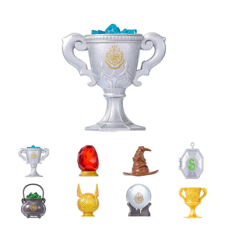 Figura de Cristal de Resina de Harry Potter, Edición Aniversario de la 25ª Película, Accesorio Mágico, Caja Sorpresa, Adorno de Escritorio, Regalo Coleccionable