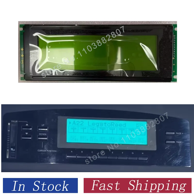 Compatible New LCD Display Screen For Korg Wavestation i3 A/D 01/W FD Korg Wavestation O1/W 01W FD LCD Replacement