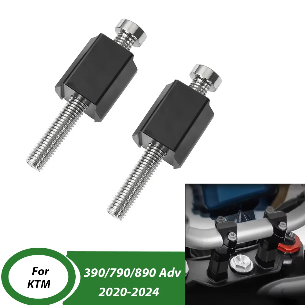 Motorcycle Handlebar Riser Adapter For KTM 390 890 790 ADV Adventure 2020-2024 Handle Bar Mount Clamp Accessories