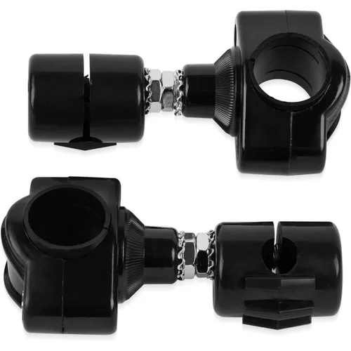 Imagen 2 del producto Soporte de manillar de parabrisas de motocicleta para parabrisas de 18 ""x 16"" y para manillares de 7/8"" y 1""